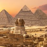 Sphinx und die Pyramiden
