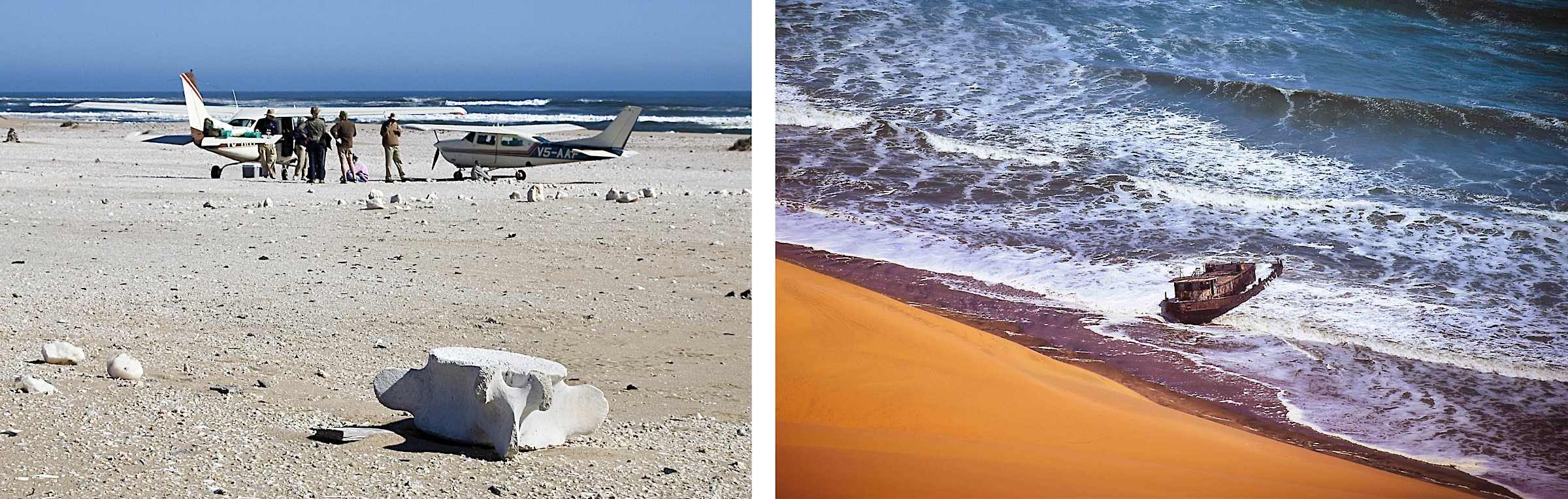 Naimbia - Cessna am Strand - Schiffswrack - © Cindel Schoeman