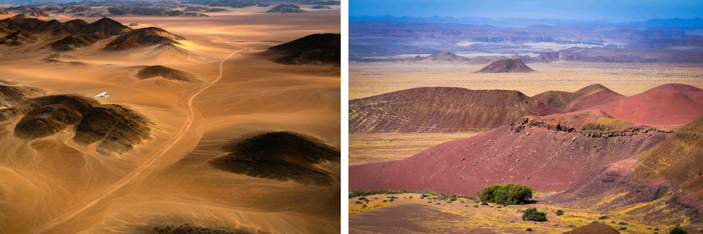 Namibia - Flug über die Wüste - © Philip du Toit