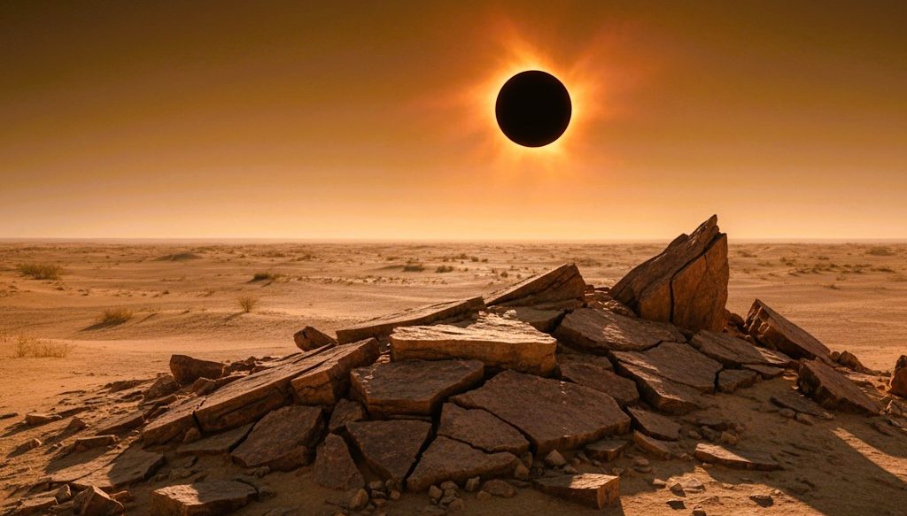 Ägypten - Sonnenfinsternis in der Wüste