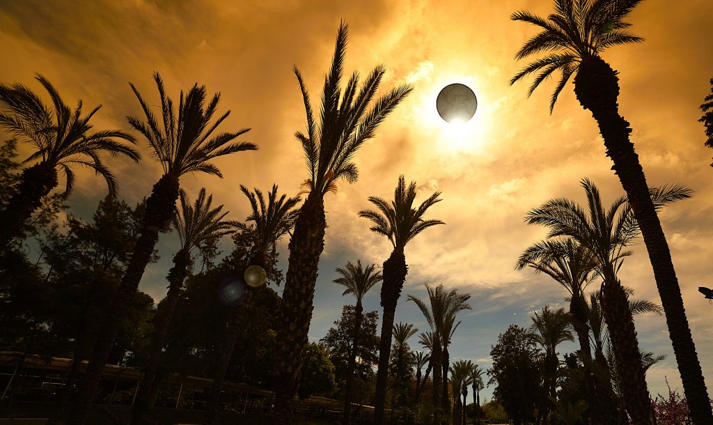 Sonnenfinsternis in Ägypten