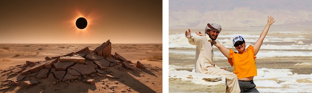 Sonnenfinsternis 2027 in Ägypten - in der Schwarzen Wüste