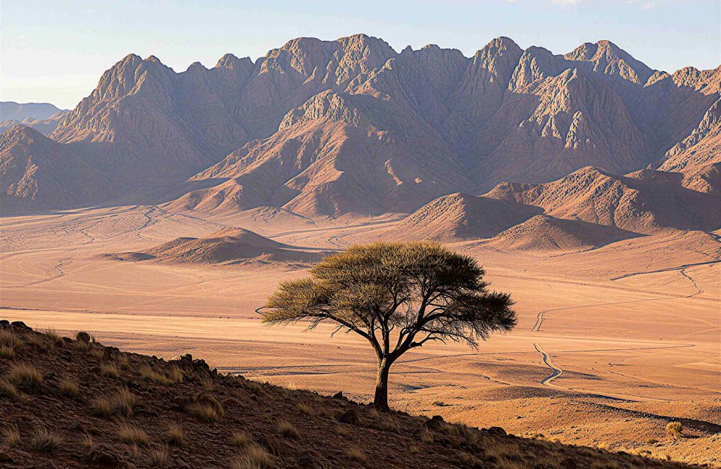 Namibia - am Rand des Naturreservats